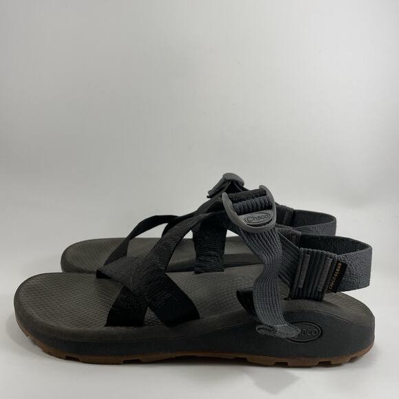 Chaco Z1 Z/1 Active Sandals Strappy Mens Size 9 Black Hiking Water Shoes - Picture 4 of 9